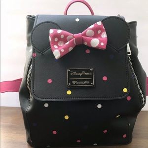 Loungefly Disney Parks Minnie Mouse mini backpack
